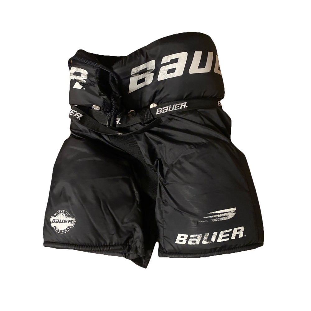 Hockey‎ Pants Bauer Impact 100  Size JUNIOR MED Black Jr. M Thermo